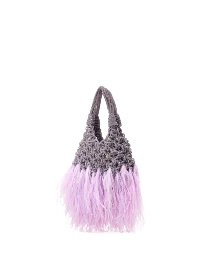 Hibourama Vannifique Mini Plumes Tote Bag