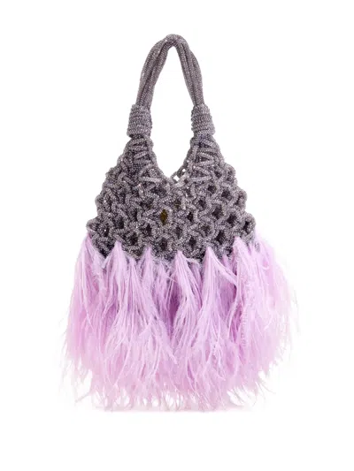 Hibourama Vannifique Mini Plumes Tote Bag