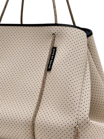 State Of Escape Perforated Rope-handle Tote Bag