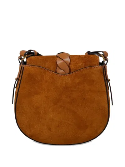 Isabel Marant Altay Braided-suede Satchel