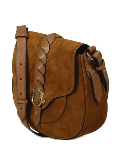 Isabel Marant Altay Braided-suede Satchel