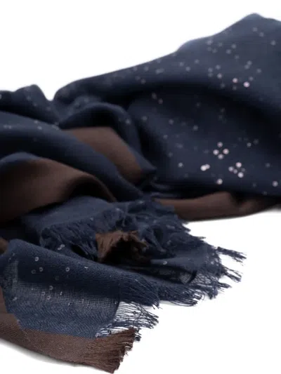 Brunello Cucinelli Sequin-embellished Cashmere Scarf