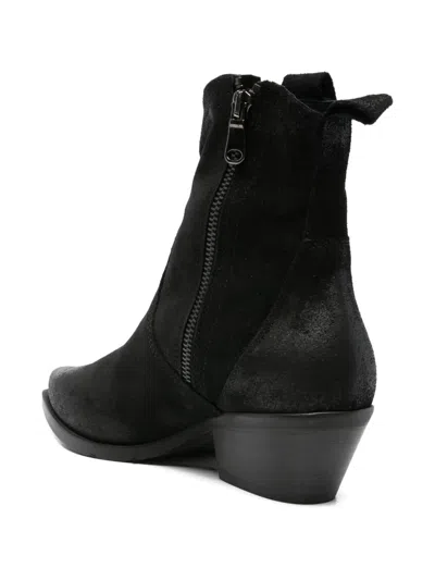 Metisse 50mm Texan Pointed-toe Zip Boots