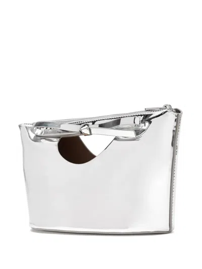 Studio Amelia Metallic Cut-out Clutch Bag