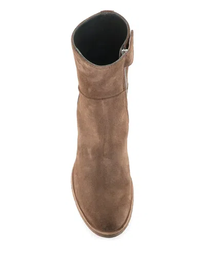 Officine Creative Zipped Block-heel Boots