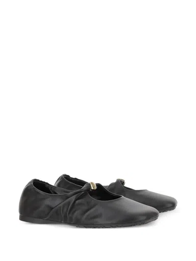 Loewe Women Pebble Ballerina In Nappa Leather