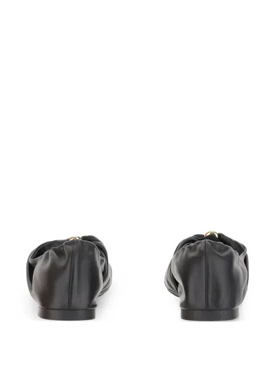 Loewe Women Pebble Ballerina In Nappa Leather