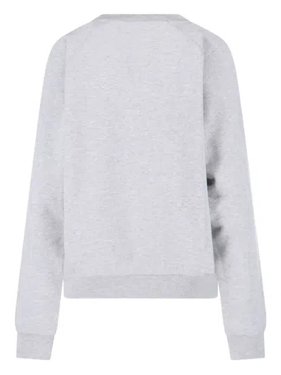 Vivienne Westwood Orb-embellished Crew Neck Sweatshirt In Gray