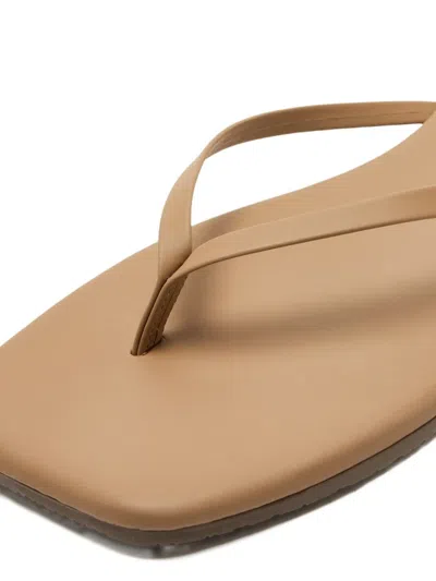 Tkees Lily Square Toe Flip Flops In Cocobutter In Neutral