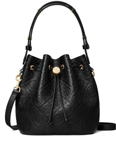 Tory Burch Strukturierte Beuteltasche Mit T-monogramm