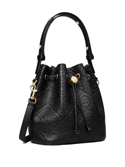 Tory Burch Strukturierte Beuteltasche Mit T-monogramm