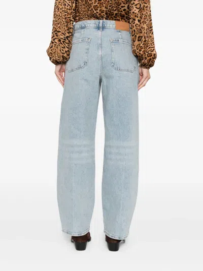 7 For All Mankind Bonnie High-waisted Twisted Jeans Clothing In Blue