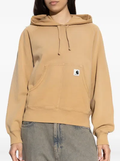 Carhartt Pocket-detail Hoodie In Gray
