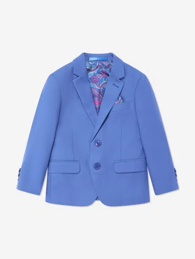 Suitlab Boys 7 Piece Suit Set In Blue