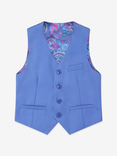 Suitlab Boys 7 Piece Suit Set In Blue