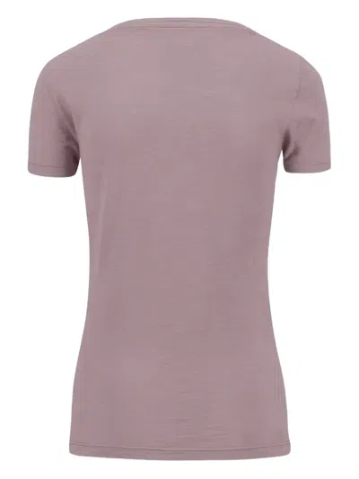 Karpos Mountain-print V-neck T-shirt In Purple