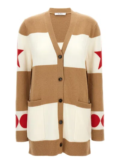 Max Mara Valido Sweaters And Cardigans Multicolor In Brown