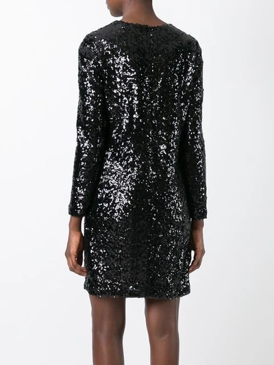 Shop Tory Burch Sequined Fitted Dress