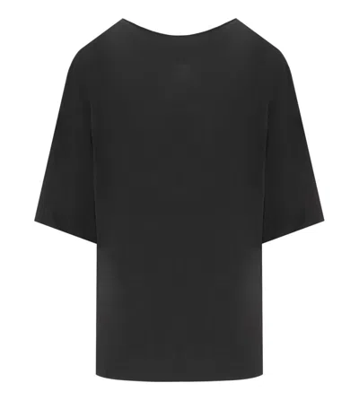 Max Mara Beachwear Rigel Black Blouse In Black