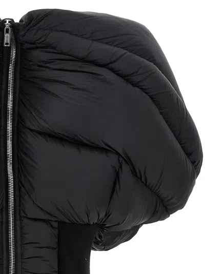 Rick Owens Mini Horus Sl Jkt Down Jacket In Black