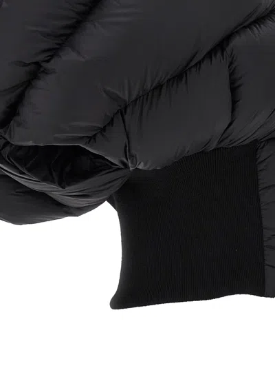 Rick Owens Mini Horus Sl Jkt Down Jacket In Black