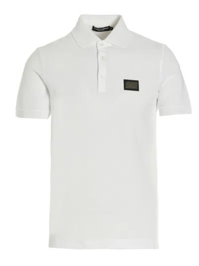 Dolce & Gabbana Dg Essential Polo White