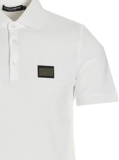 Dolce & Gabbana Dg Essential Polo White