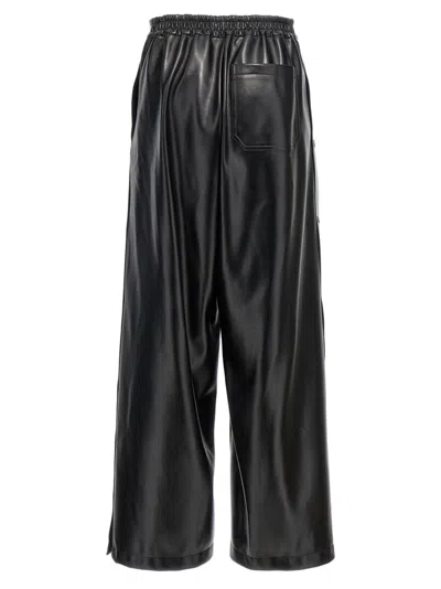 Stella Mccartney Alter Mat Leather-effect Wide Leg Trousers