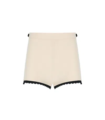 Elisabetta Franchi Butter Shorts In Neutral