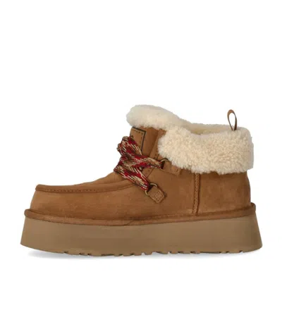 Ugg Funkarra Cabin Cuff Chestnut Ankle Boot In Brown