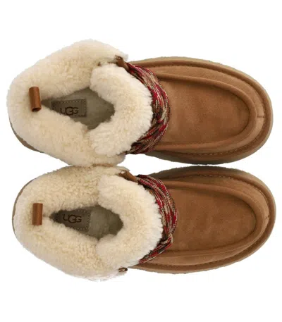Ugg Funkarra Cabin Cuff Chestnut Ankle Boot In Brown