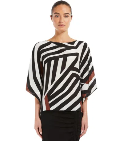 Max Mara Beachwear Camino Kakao Blouse In Black