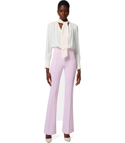 Elisabetta Franchi Burro Quarzo Georgette Jumpsuit In Pink