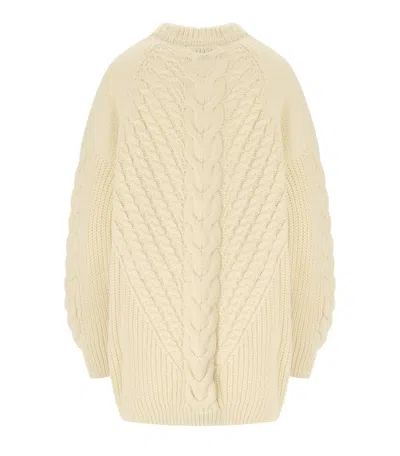 Essentiel Antwerp Grive Ecru Crewneck Sweater
