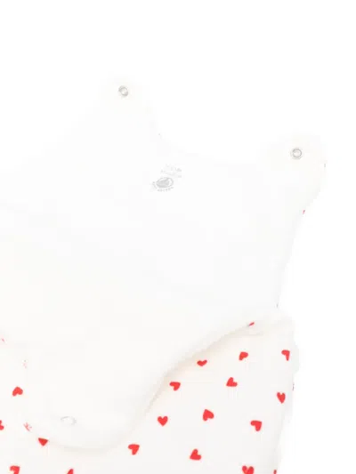 Petit Bateau Heart-print Sleeping Bag