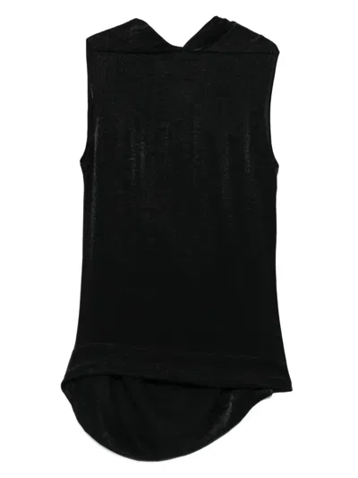 Pre-owned Vivienne Westwood 2010s Draped-neck Blouse In Black