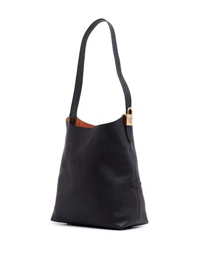 Pre-owned Louis Vuitton 2024 Grained Calfskin Low Key Mm Hobo Bag In Black