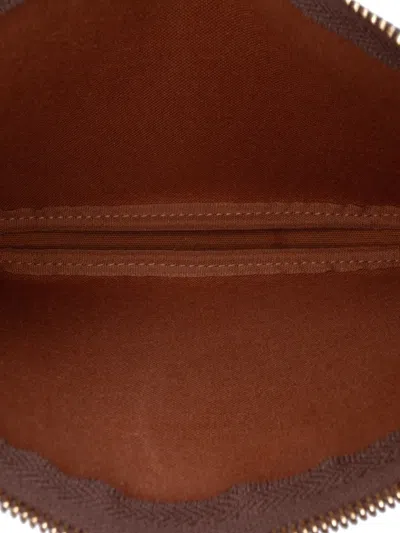 Pre-owned Louis Vuitton 1991 Monogram Pochette Accessoires Shoulder Bag In Brown