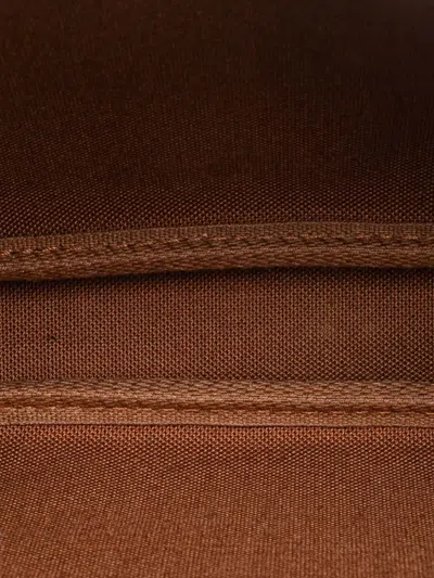 Pre-owned Louis Vuitton 2001 Monogram Pochette Accessoires Shoulder Bag In Brown