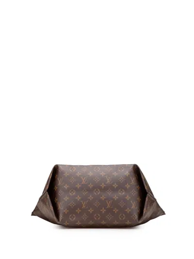 Pre-owned Louis Vuitton 2019 Monogram All-in Pm Tote Bag In Brown