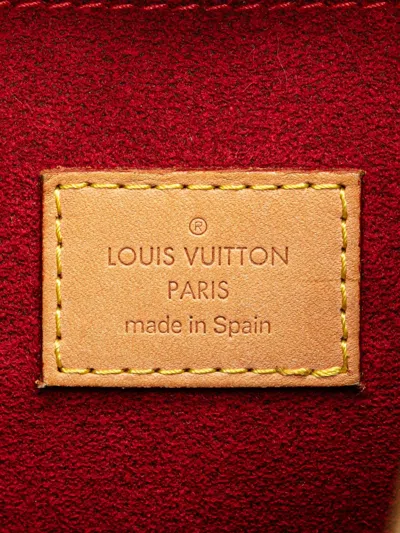 Pre-owned Louis Vuitton 2003 Monogram Croissant Gm Hobo Bag In Brown