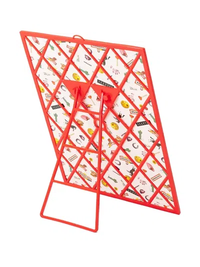 Seletti Medium Honey Mirror In Red