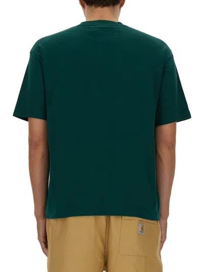 Drôle De Monsieur Tshirt Slogan In Green