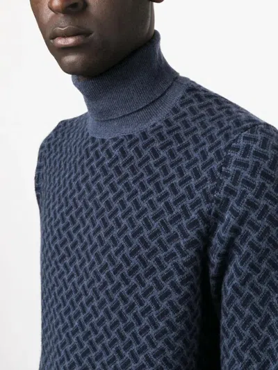 Drumohr Biscottino Cashmere Jumper In Blue