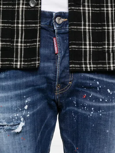 Dsquared2 Medium Easy Wash Tidy Biker Jeans