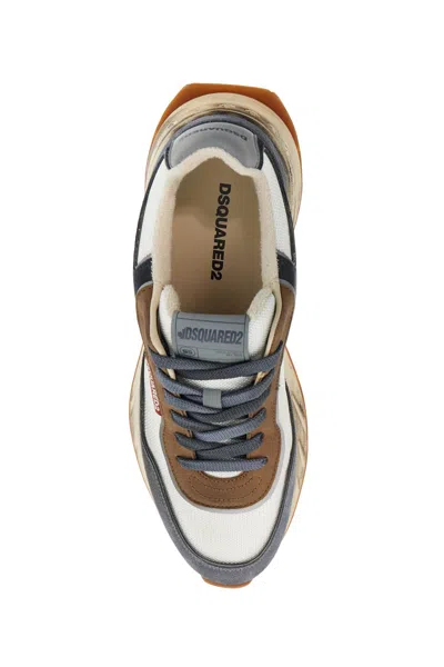 Dsquared2 Low Top Blue Denim Sneakers
