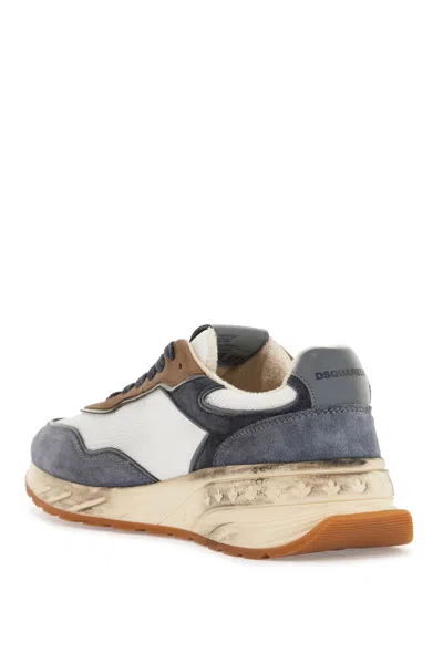 Dsquared2 Low Top Blue Denim Sneakers