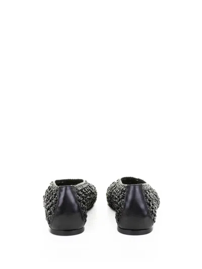 Elena Iachi Perforated Leather Slipper