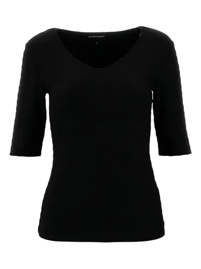 Emporio Armani Sweater Long Sleevs In Black