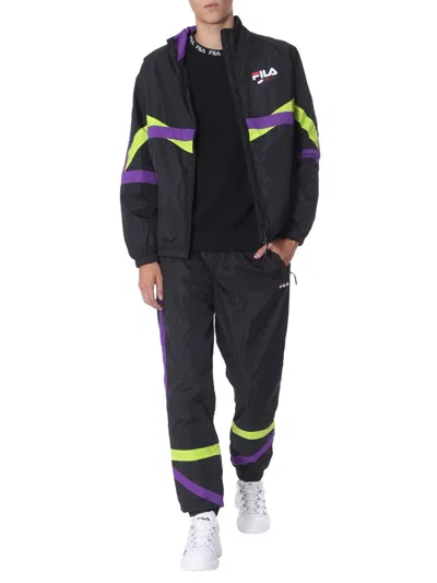 Fila Track Sweatshirt With Zip In Black